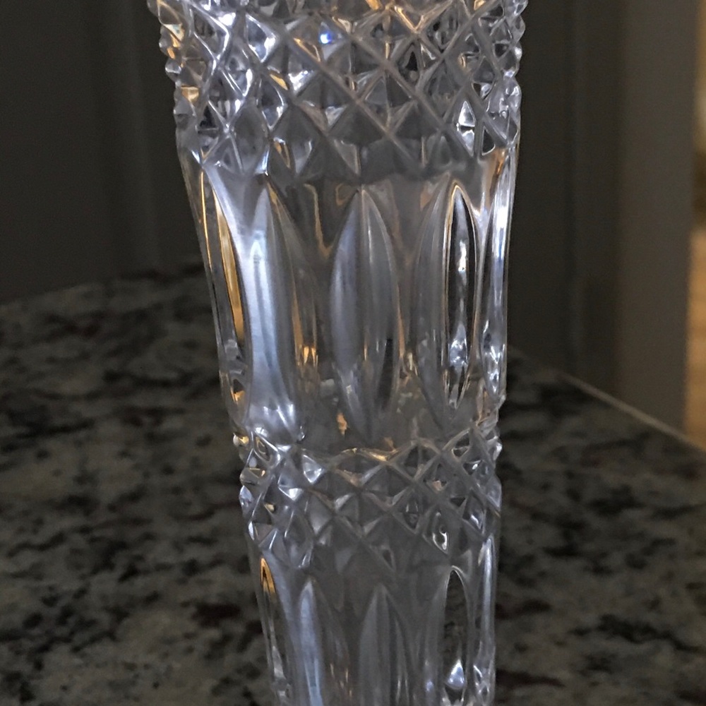 💖Crystal single rose vase